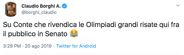 Claudio Borghi discorso conte