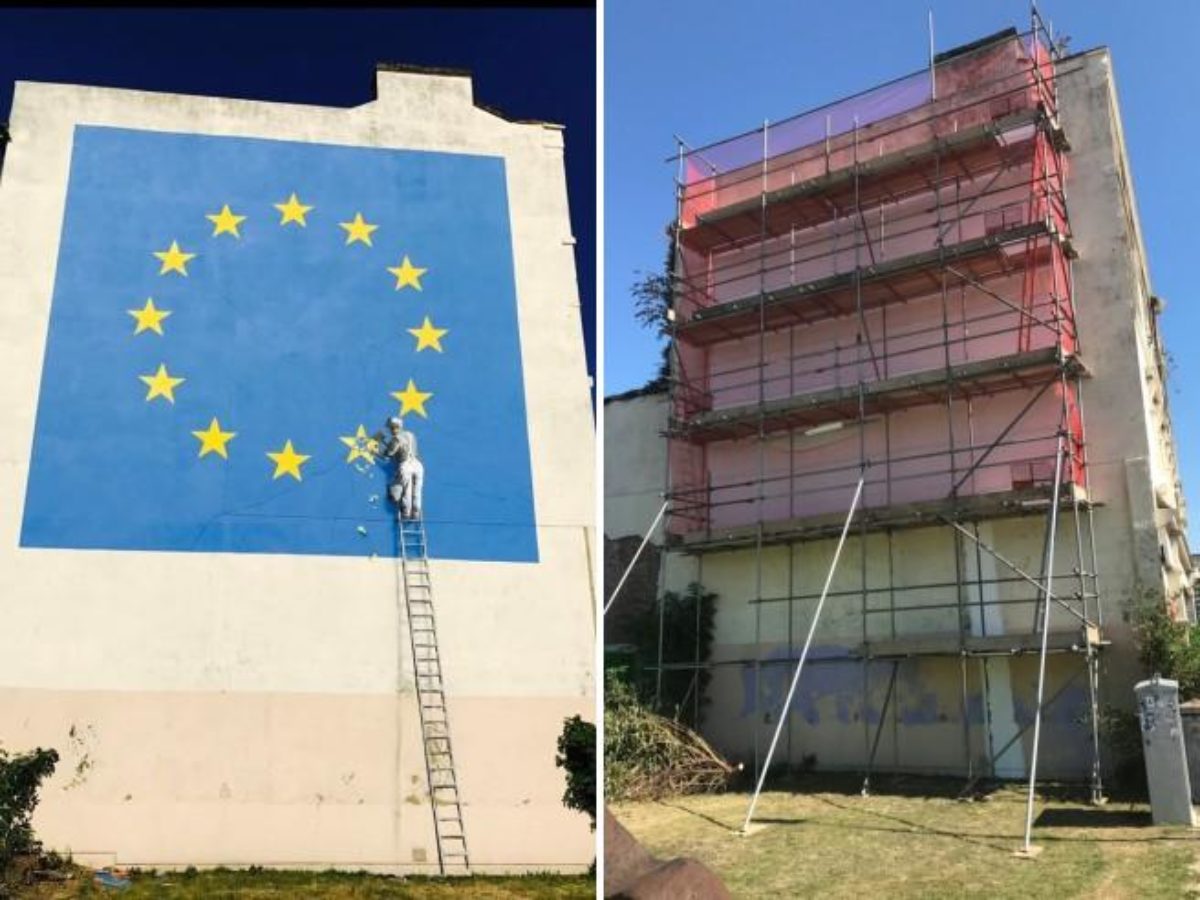 banksy murale brexit