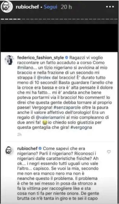 chef rubio federico fashion style