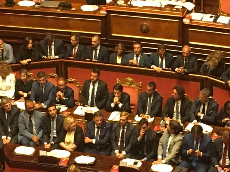 discorso conte senato diretta live