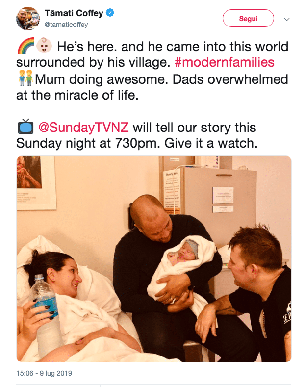 neozelanda neonato parlamento