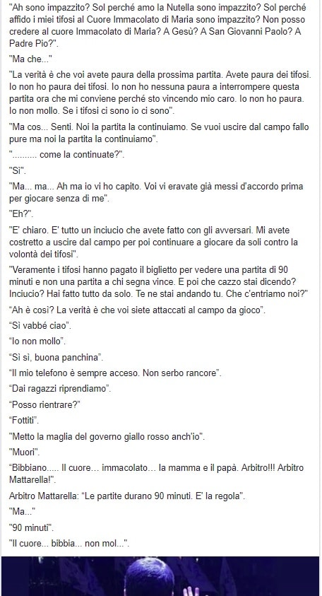 post virale calciatore salvini