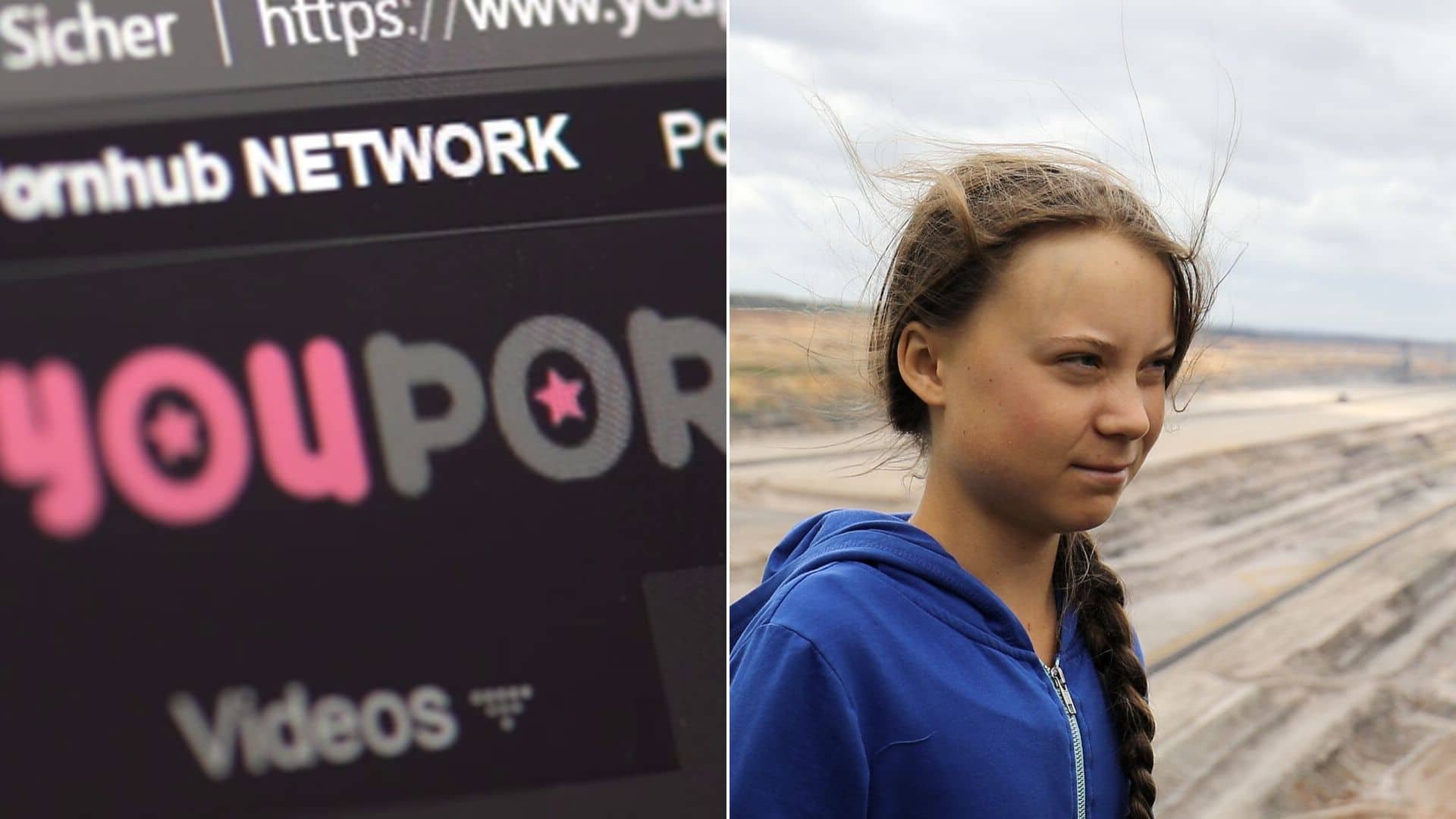 Greta Porn - Anche YouPorn a fianco di Greta Thunberg nella lotta per il ...
