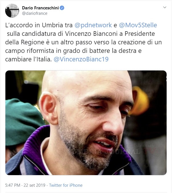 elezioni regionali umbria 2019