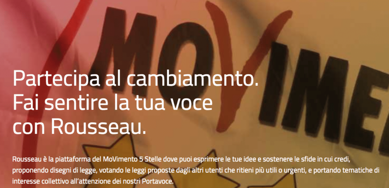 M5s, voto Rousseau regionali Umbria