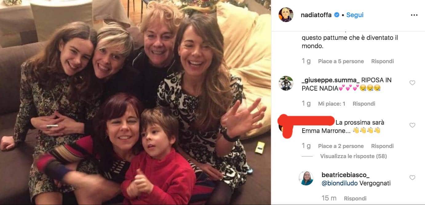 nadia toffa emma marrone