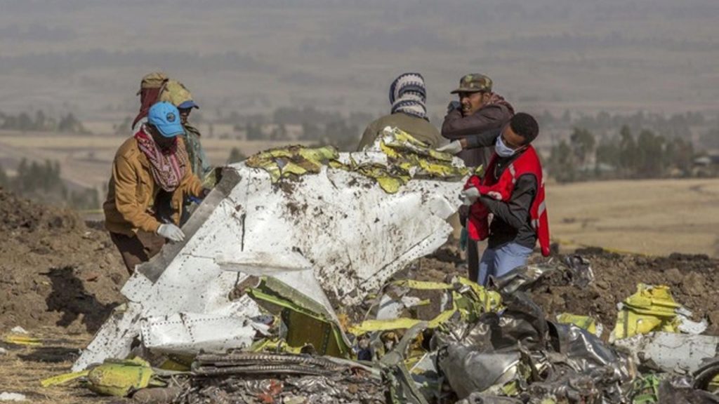 aereo caduto ethiopian airlines