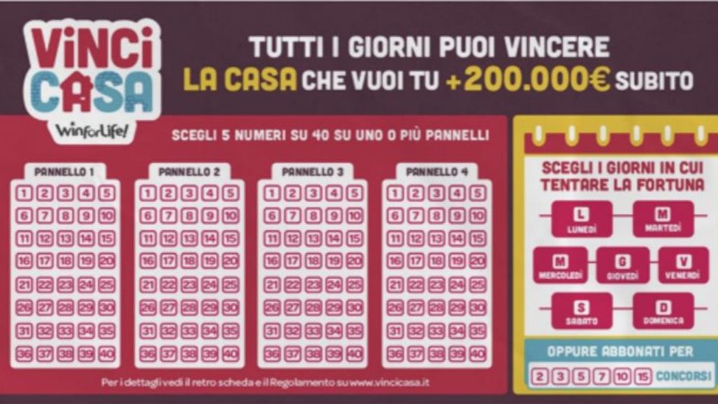 estrazione VinciCasa