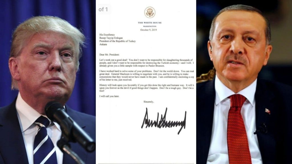 lettera trump erdogan