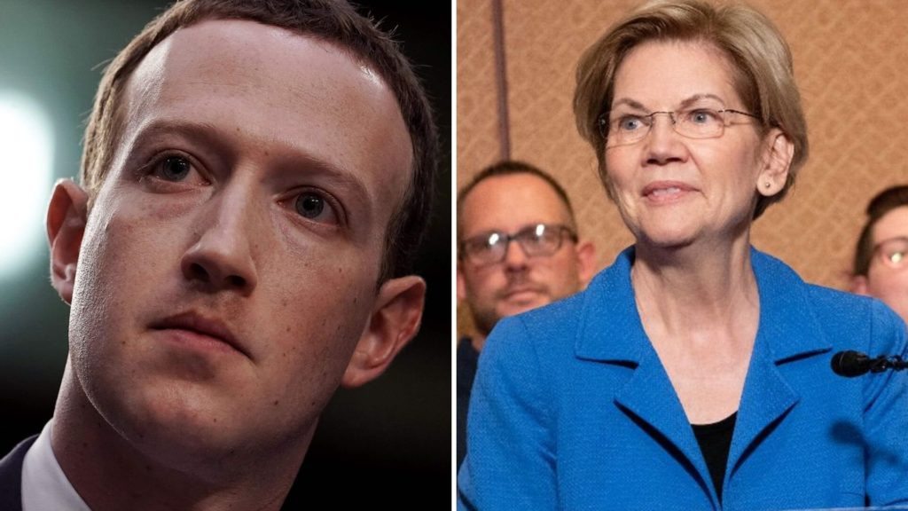 telefonata zuckerberg attacca warren