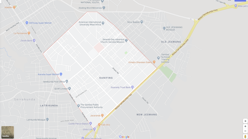 google gambia strade