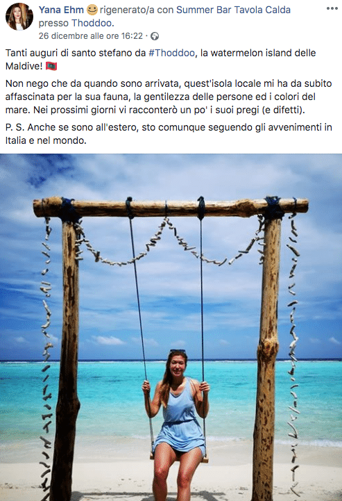 deputata m5s maldive