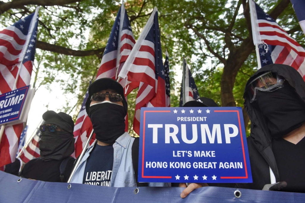 hong kong trump