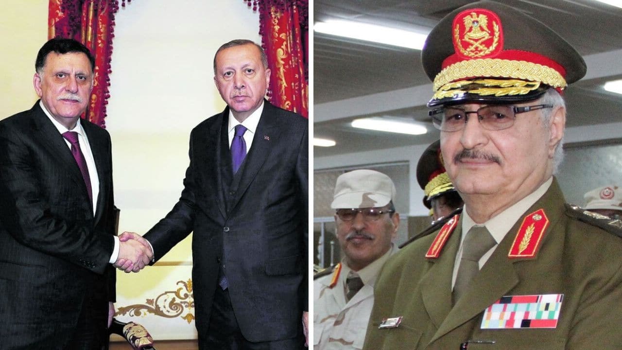 Risultati immagini per guerra libia erdogan