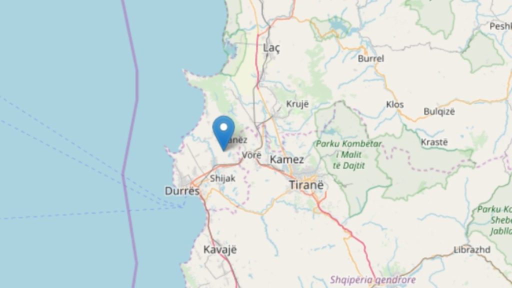 terremoto albania oggi