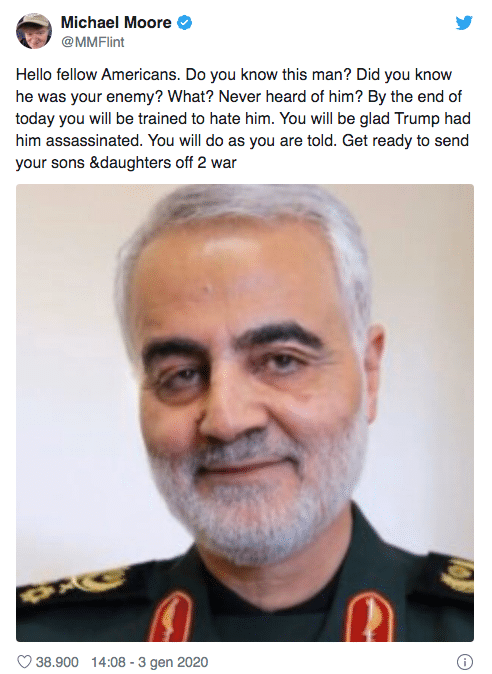 michael moore usa iran guerra