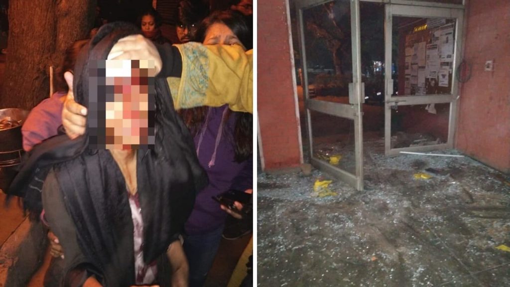 studenti picchiati università india