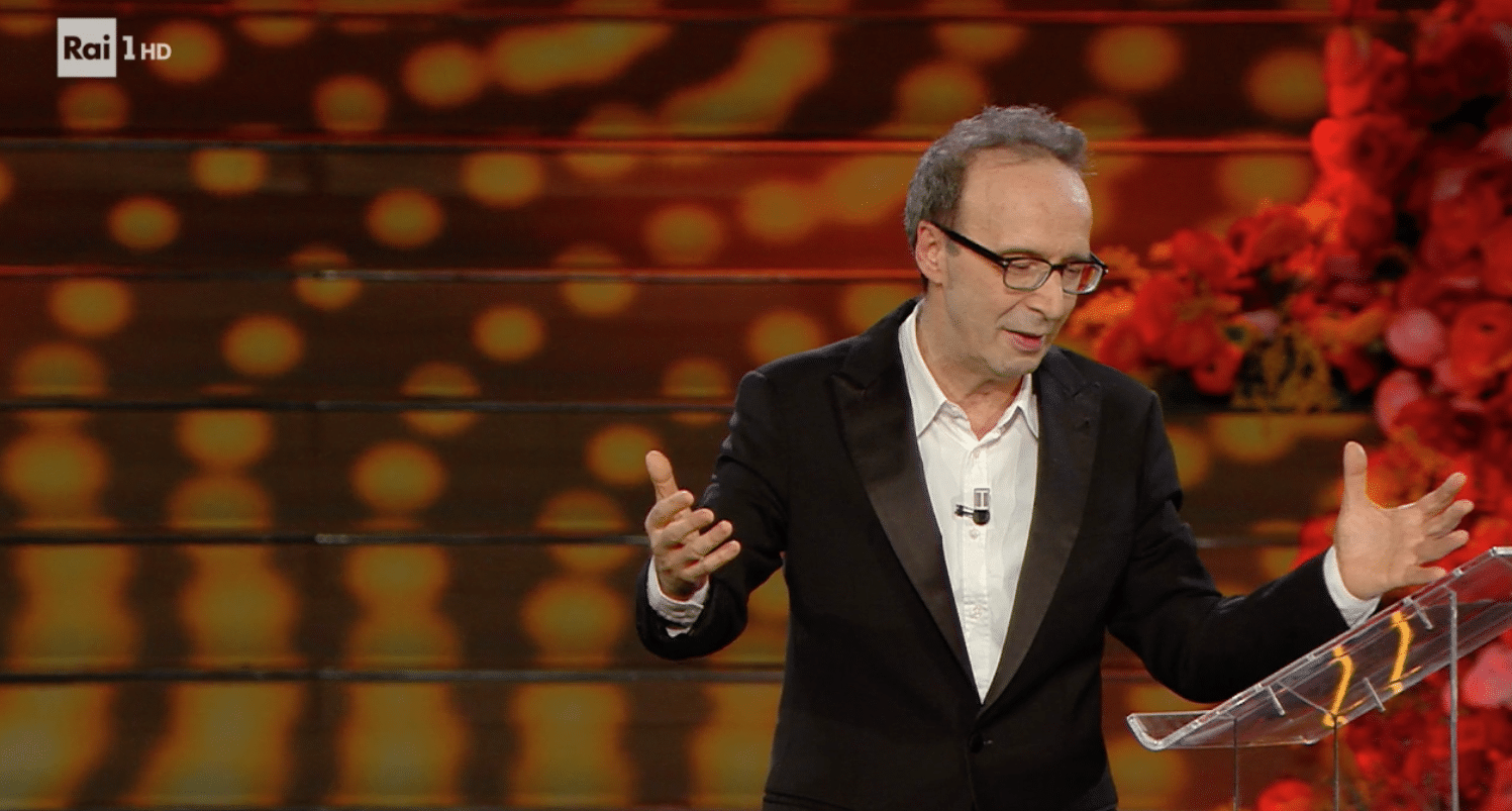 Sanremo 2020 benigni