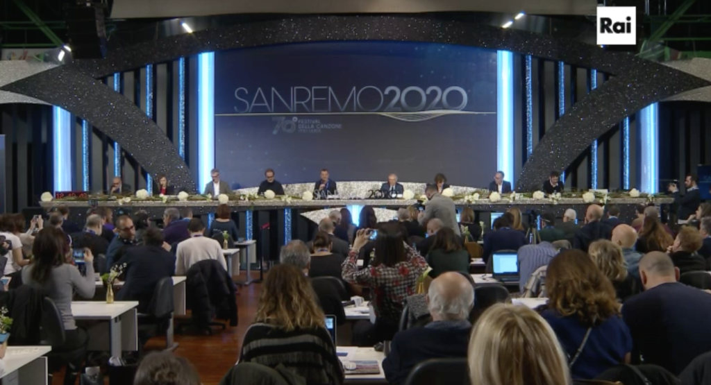 Sanremo 2020 conferenza stampa diretta live
