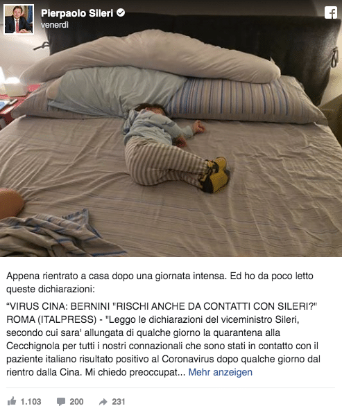 coronavirus bernini viceministro salute