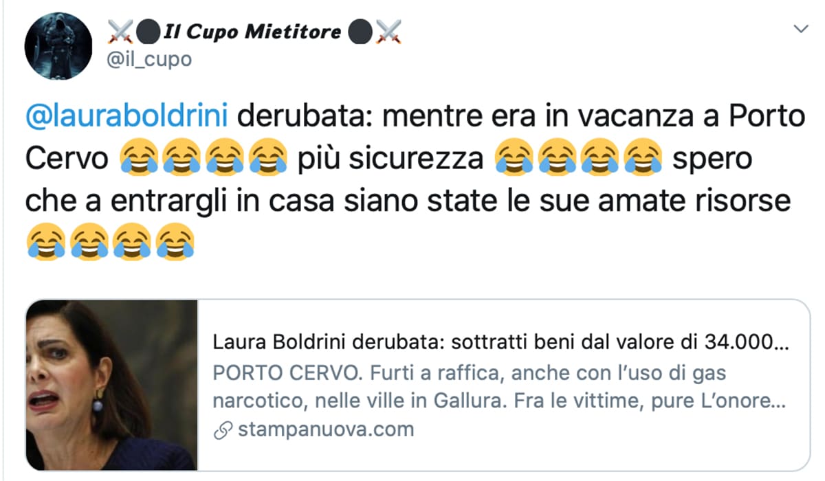 Fake News su Laura Boldrini