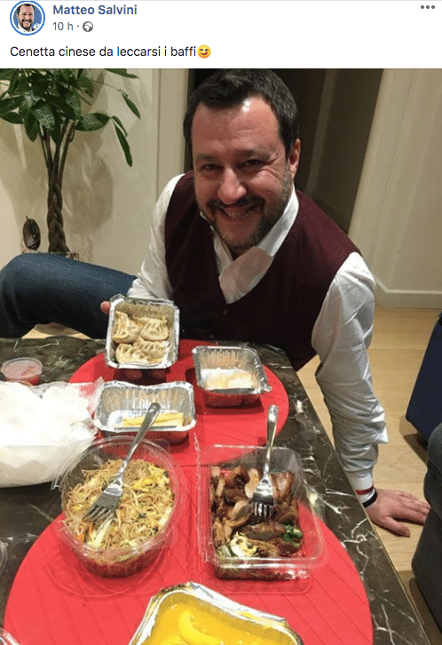 matteo salvini cinese coronavirus