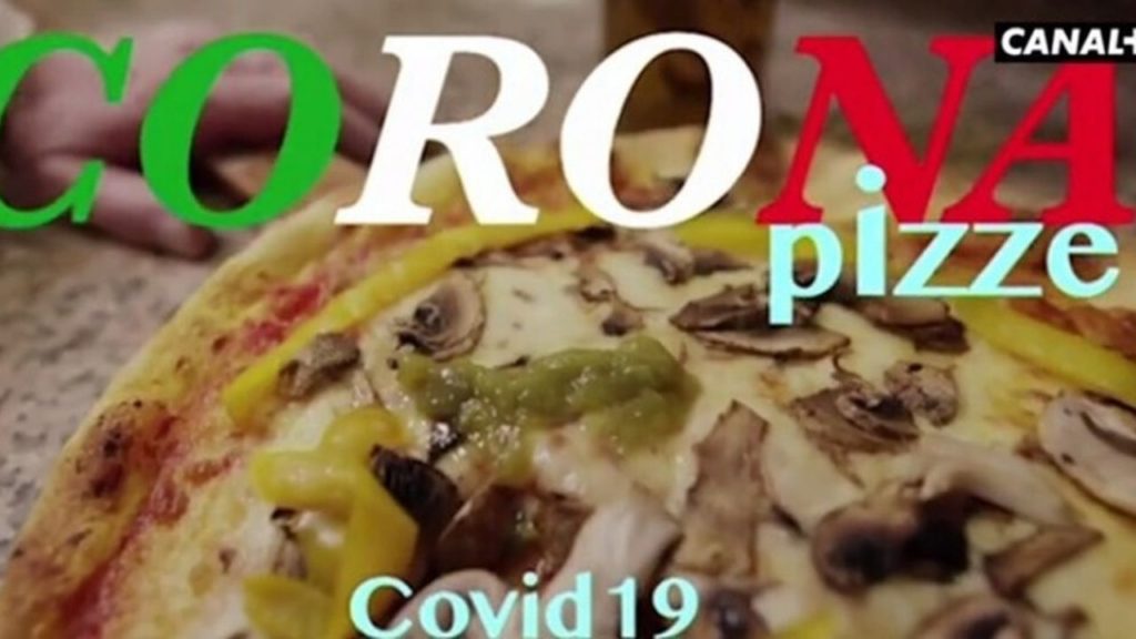 Coronavirus pizza