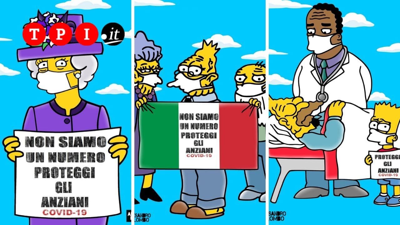 Non Siamo Un Numero Proteggi Gli Anziani I Simpson Contro Il Coronavirus