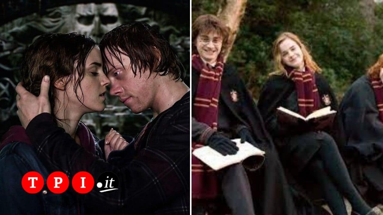 Harry Potter e Hermione, la scena