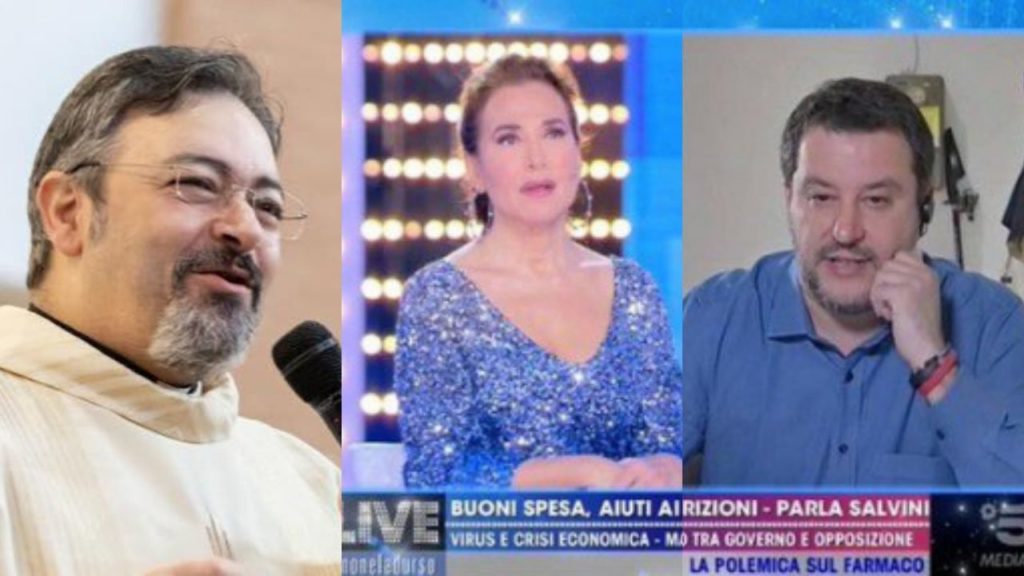 salvini preghiera in diretta
