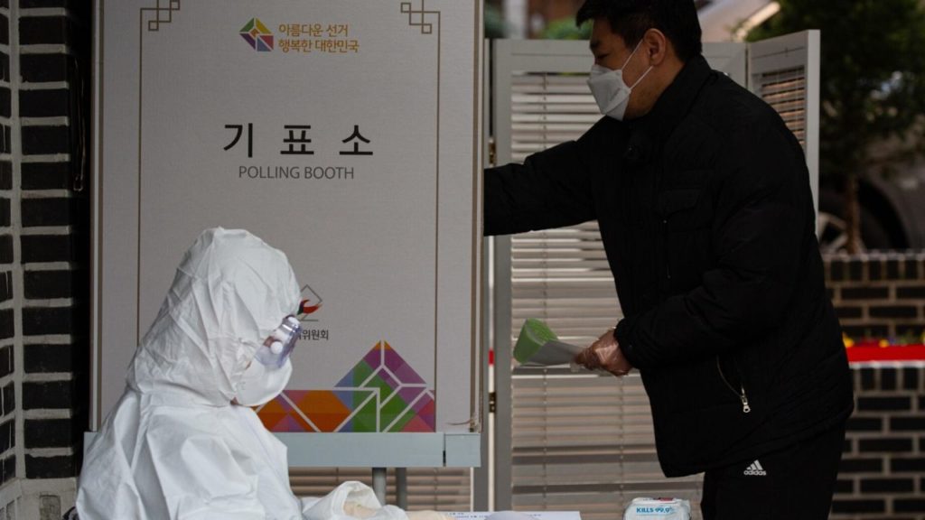 corea del sud elezioni coronavirus