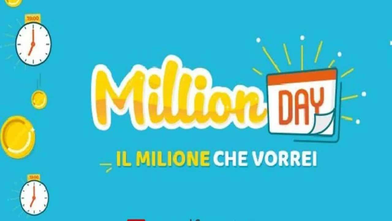 estrazione million day oggi