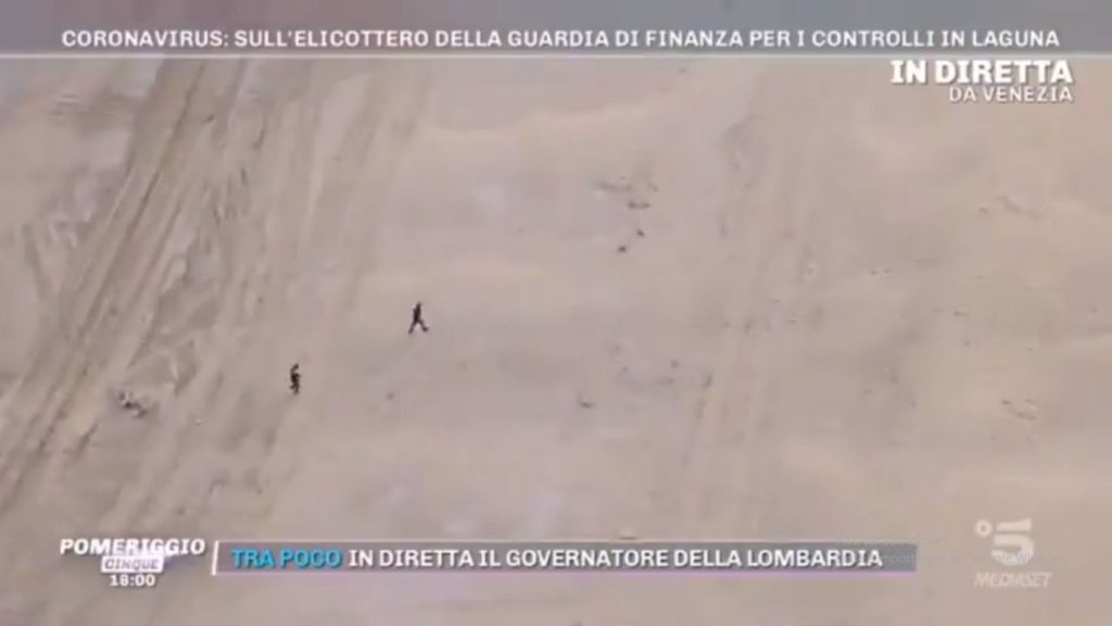 pomeriggio cinque inseguimento spiaggia
