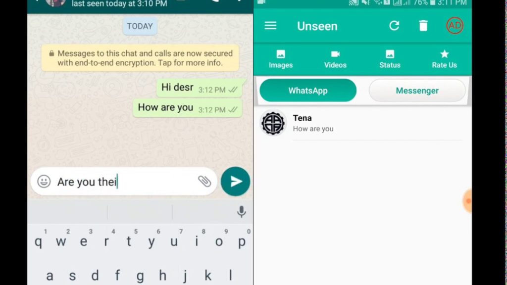 WhatsApp leggere messaggi di nascosto