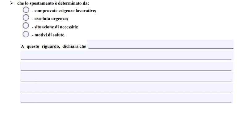 autocertificazione 4 maggio