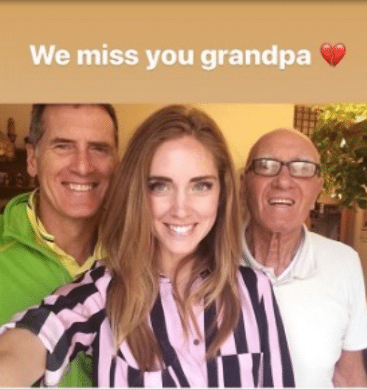 Chiara Ferragni nonno