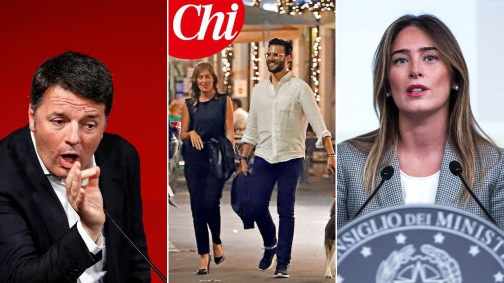 Maria Elena Boschi Giulio Berruti Matteo Renzi