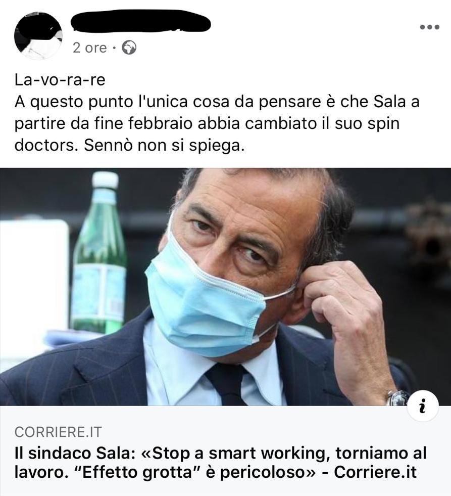 insulti sala smart working