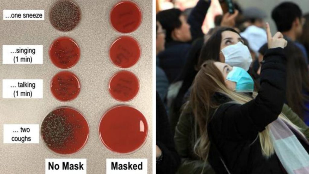 coronavirus mascherina