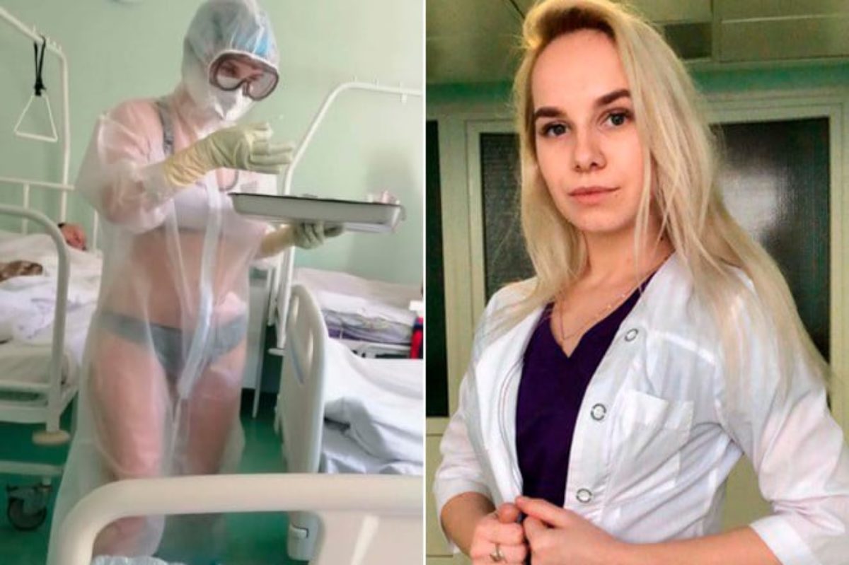 infermiera russa nuda