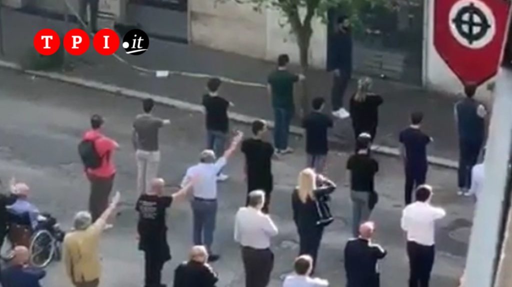 roma raduno fascista