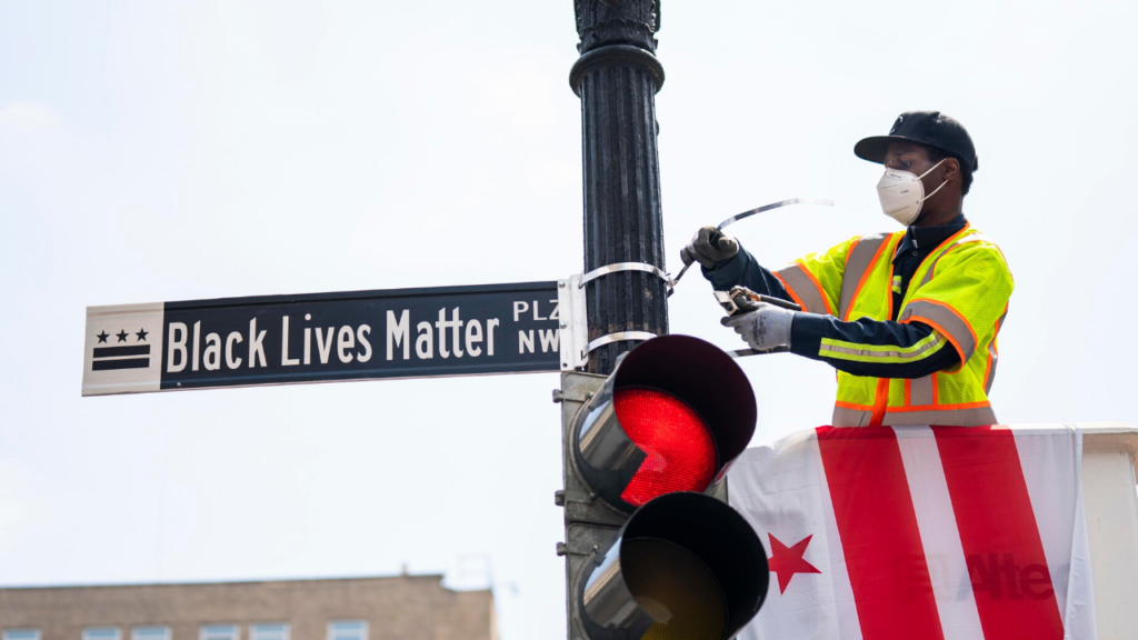 sindaca washington strada black lives matter