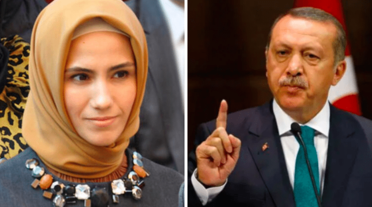 figlia erdogan contro padre