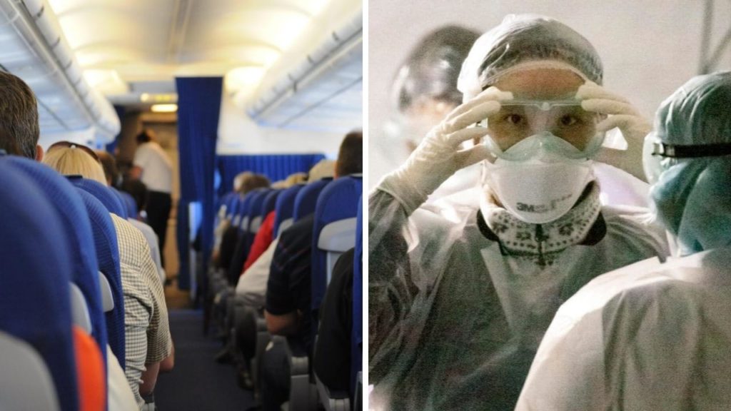 passeggeri aereo quarantena