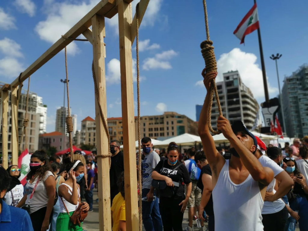Libano proteste beirut