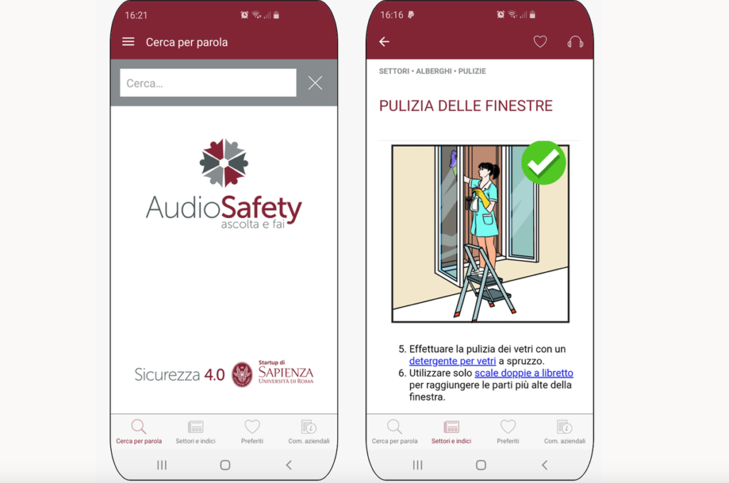 Audiosafety, l'app per dotare ogni lavoratore delle informazioni di sicurezza sul lavoro