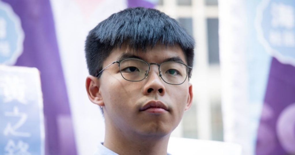 joshua wong arrestato