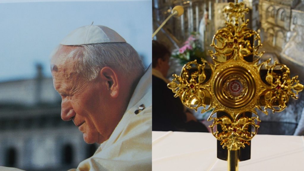 reliquie papa giovanni paolo II rubate spoleto