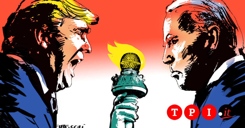 trump biden dibattito