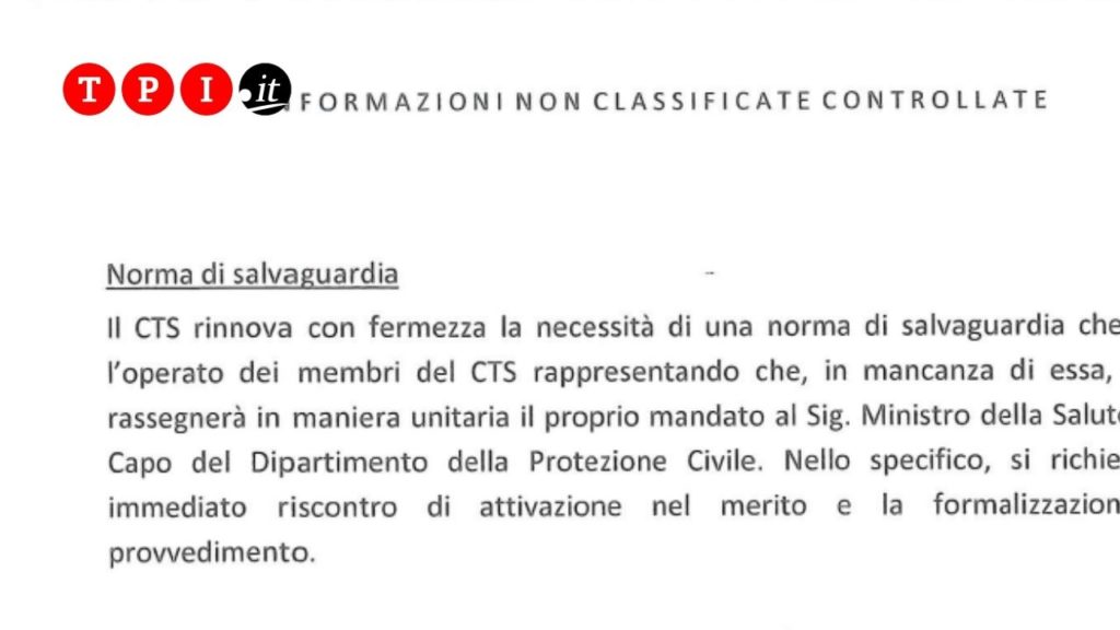 verbali cts norma salvaguardia